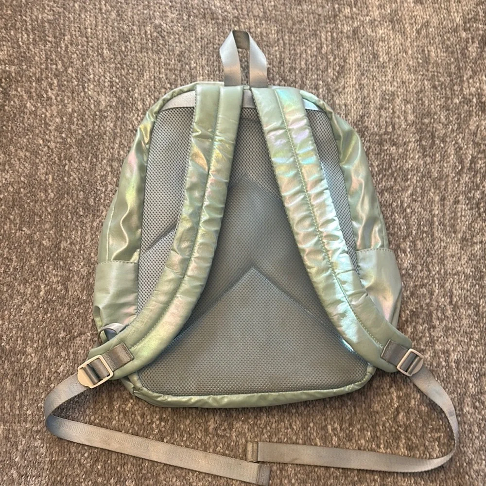 Custom Eleanor blue Iridescent Backpack
